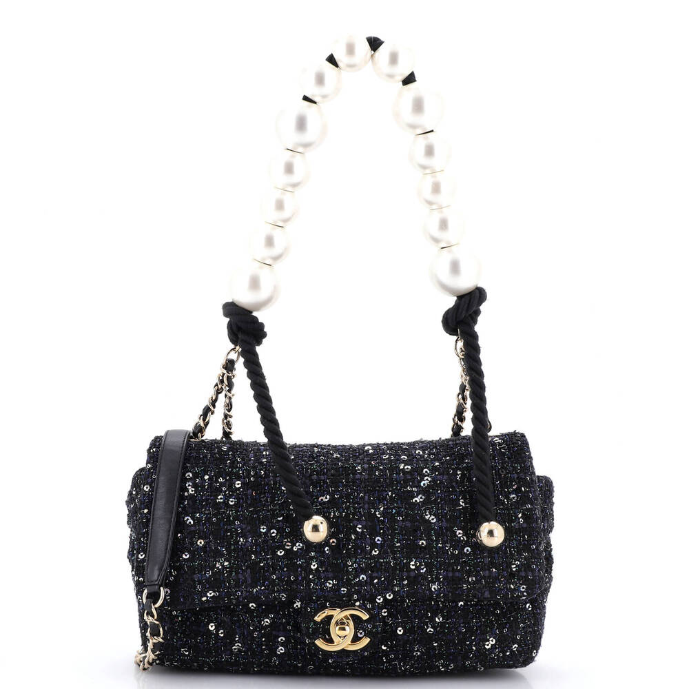 Chanel Pearl Handle Flap Bag Quilted #263598C48B